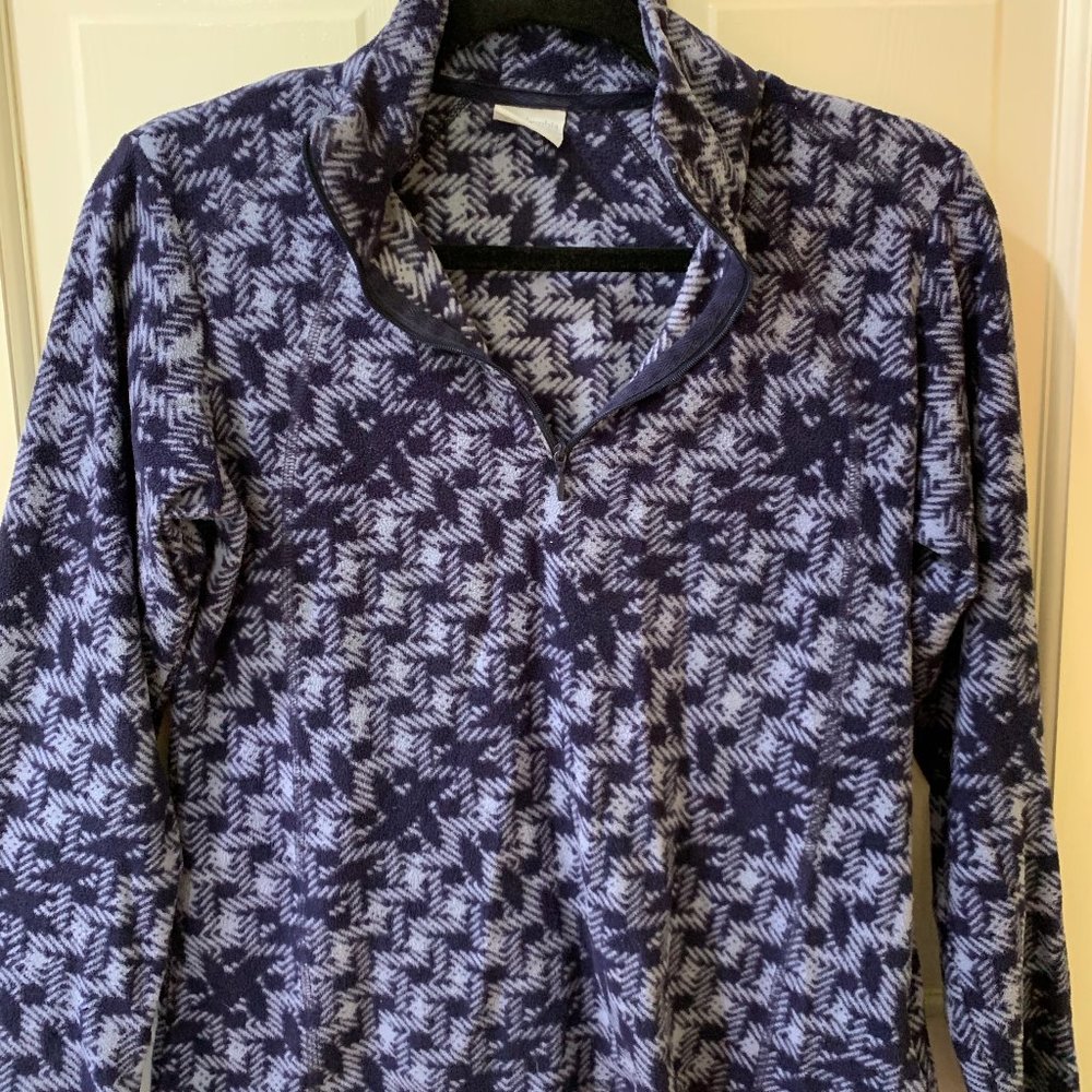 Blue Columbia quarter zip fleece